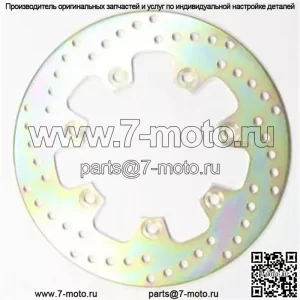 ПОДХОДИТ ДЛЯ KAWASAKI GPZ 750 R1 1982 Передний тормозной диск Ротор и колодки MD4010LS