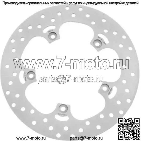 OE сменный тормозной ротор MD9102D 61-6077 Улица 155-9102 160100 MD9102D