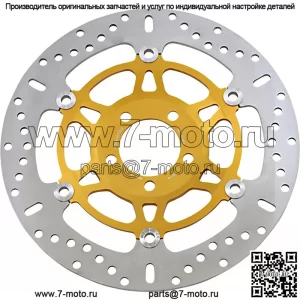 Плавающий контурный тормозной ротор MD4136X
