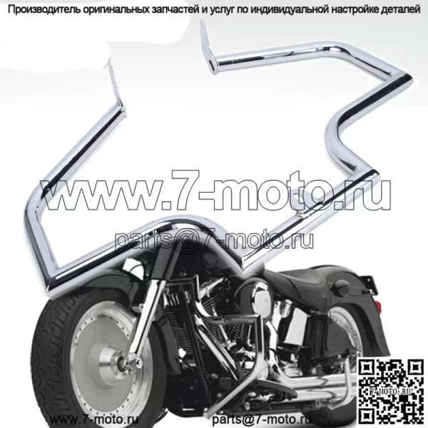 Защитная дуга двигателя CHROME для Harley Heritage Softail Springer Deluxe FLSTF