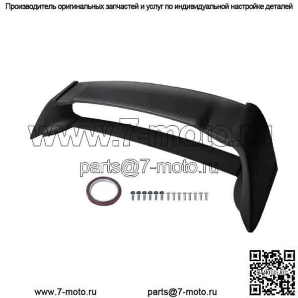 Задний спойлер багажника Mugen style, неокрашенный, для Honda Civic 4DR Sedan 2006-11