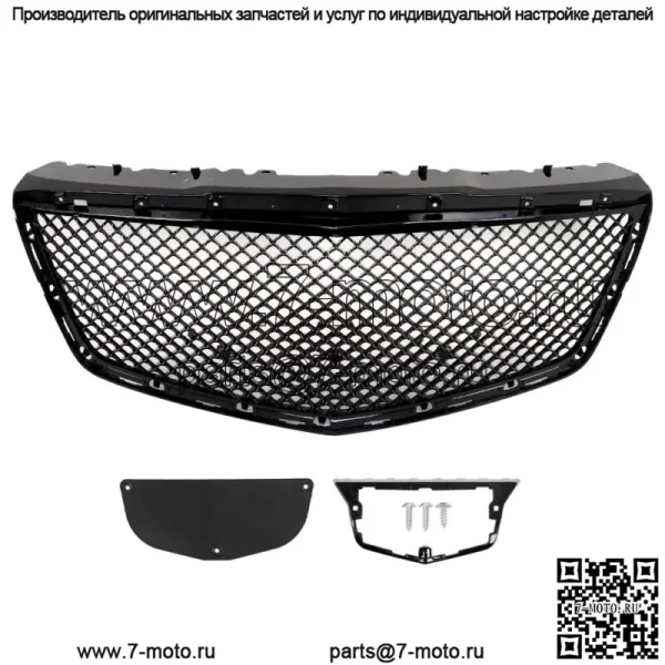 Для 2014-2019 Cadillac CTS Sedan B Style передний бампер капот решетка ABS черный - Image 3