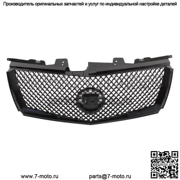Для Cadillac CTS 2008-2013 гг. Верхняя решетка радиатора, сетка, глянцево-черная - Image 2