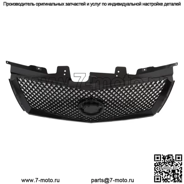Для Cadillac CTS 2008-2013 гг. Верхняя решетка радиатора, сетка, глянцево-черная - Image 3
