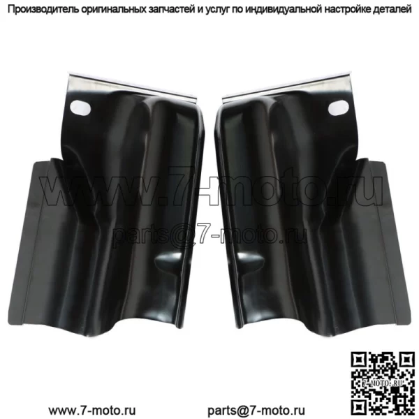 Для Ford F-150 Crew Cab 2009-2014 гг. Стальные углы кабины 4 двери, пара сменных черных - Image 2