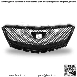 Для Cadillac XT5 2016-2021 годов глянцевая черная верхняя сетчатая решетка переднего бампера