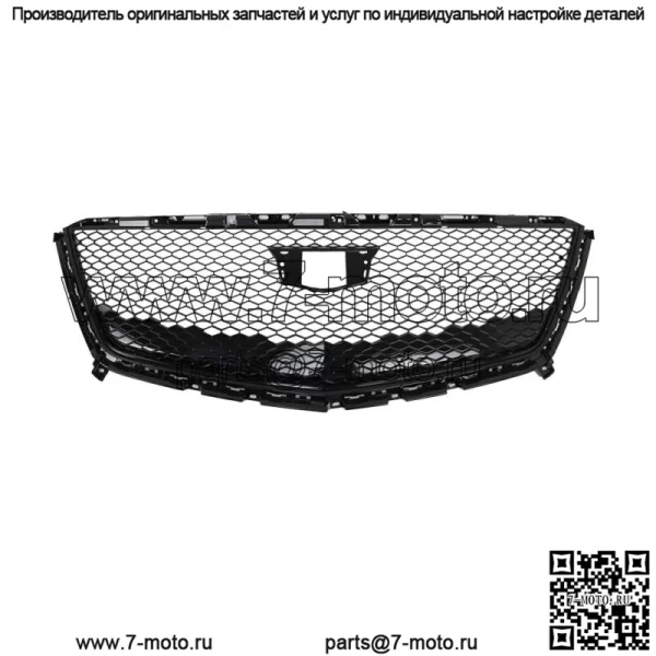 Для Cadillac XT5 2016-2021 годов глянцевая черная верхняя сетчатая решетка переднего бампера - Image 2