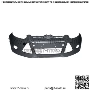 Грунтованная крышка переднего бампера, подходящая для седана Ford Foc 2012 2013 2014 годов с отверстием для буксировки