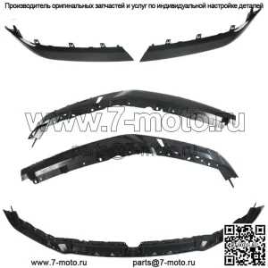 Верхняя решетка для Ram 1500 6BT18TZZAJ 2019-2022 черный ABS пластик