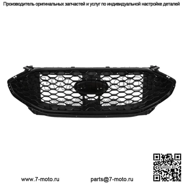 Для Ford Edge ST 4DR Sport 2019-2022 гг. Передняя решетка Gloss Black без слота для камеры - Image 2