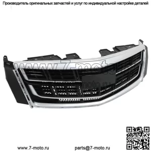 Для Cadillac XTS 2013 - 2017 Пластиковая решетка переднего бампера, черная сетка
