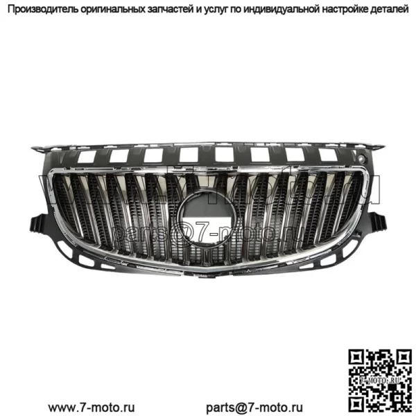 Для Buick Regal 2015-2017 W/O GS передний бампер верхняя решетка в сборе черный и хром - Image 3
