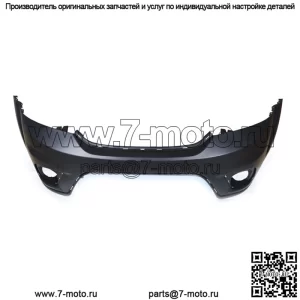 Накладка на передний бампер, грунтованная, подходит для Dodge Journey Sport 2011-18 с отверстиями для противотуманных фар