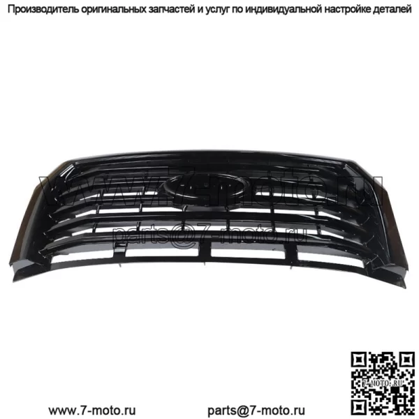 Для Ford F150 2015-2017 глянцевая черная горизонтальная верхняя решетка переднего бампера ABS