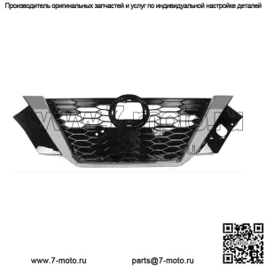 Для Nissan Sentra 2020 2021 62310-6LB0A передний бампер верхняя решетка черная ＆ хром