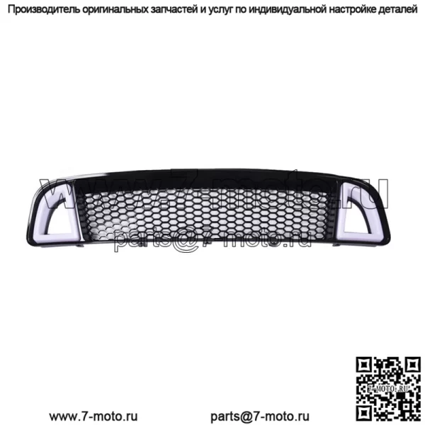 Для Ford Mtang 13-14 не Shelby передний бампер верхняя светодиодная решетка черная