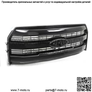Передняя решетка в сборе, глянцевая черная, для Ford F150 2015-2017 гг., с камерой HL