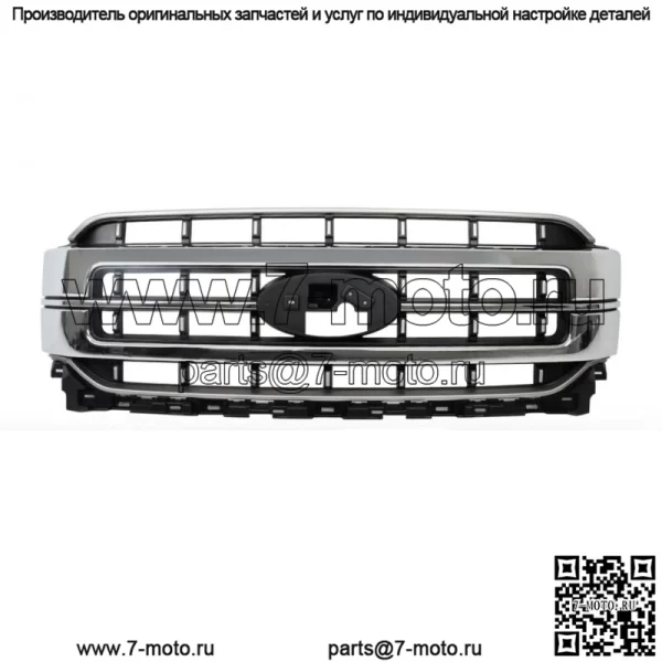 Верхняя решетка переднего бампера для Ford F150 2021-2023 хром ML3Z-8200-FA