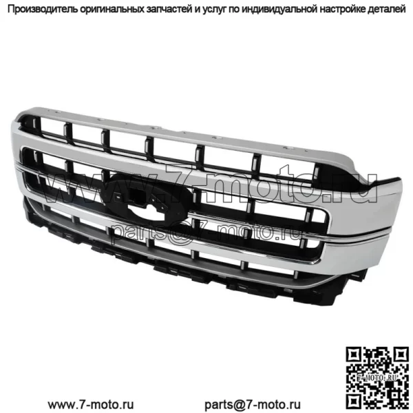 Верхняя решетка переднего бампера для Ford F150 2021-2023 хром ML3Z-8200-FA - Image 2