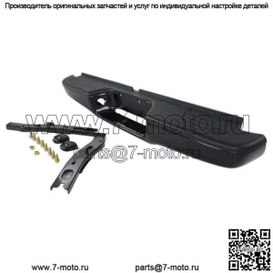 Для Toyota Tacoma 1995 96-2004 годов выпуска, полный стальной задний бампер-подножка, черный TO1102214
