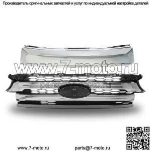 Для Ford Edge 2011-2014 гг. Передняя верхняя решетка крепления и молдинг отделки хром черный