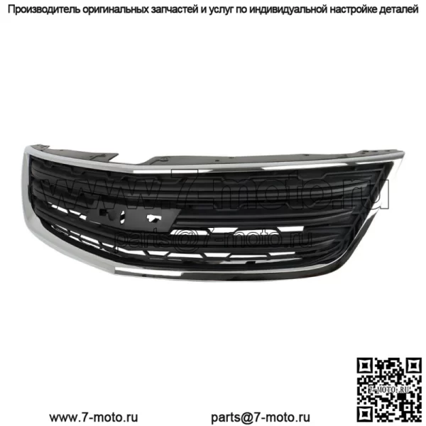Верхняя решетка переднего бампера для Chevrolet Traverse 2013 2014-2017 с хромированным молдингом - Image 2