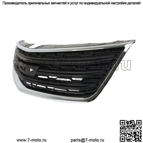 Верхняя решетка переднего бампера для Chevrolet Traverse 2013 2014-2017 с хромированным молдингом - Image 3