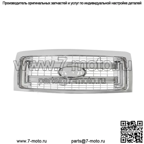 Для Ford F-150 2009-2014 гг. Хромированная решетка радиатора, накладка на передний бампер DL3Z-8200-DA