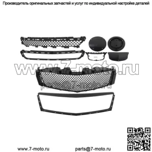 Передняя верхняя решетка + нижняя решетка + внешняя рамка для Cadillac XTS 2013-2017 гг.