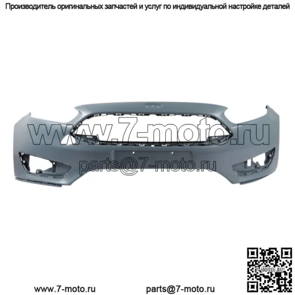 Грунтованная крышка переднего бампера для Ford Foc S / SE / SEL 2015 2016 2017 2018 годов
