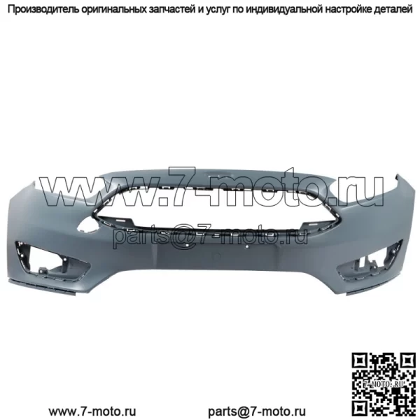 Грунтованная крышка переднего бампера для Ford Foc S / SE / SEL 2015 2016 2017 2018 годов - Image 2