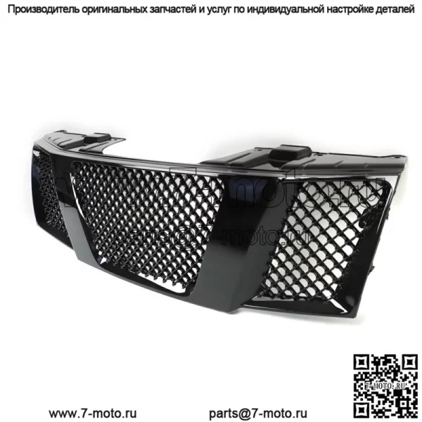 Для Nissan Frontier 2005-2008 гг. Черная сетка на передний капот, бампер, верхняя решетка - Image 3