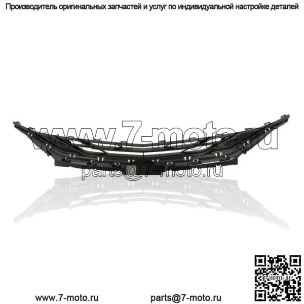 Глянцевая черная верхняя решетка переднего бампера для Chevy Malibu 2019 2020 - Image 2