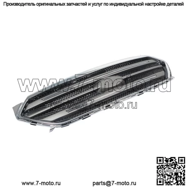 Для Ford Taur 4-дверный 2013-2019 передняя верхняя решетка радиатора в сборе хромированная заводская - Image 2