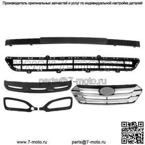 Для Hyundai Santa Fe Sport 2013 14-2016 Передняя решетка противотуманных фар набор 5 шт.