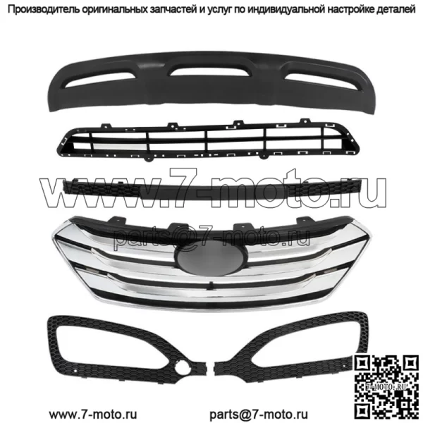 Для Hyundai Santa Fe Sport 2013 14-2016 Передняя решетка противотуманных фар набор 5 шт. - Image 2