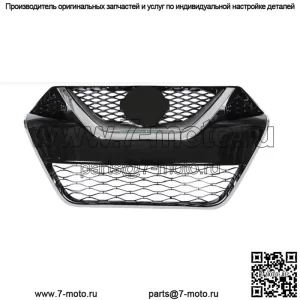 Для Nissan Maxima 2016 2017 передняя верхняя решетка хром черный комплект 32887zv