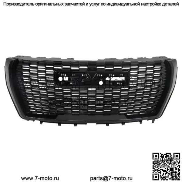 Для 21-23 GMC Yukon/Yukon XL Denali передняя решетка и молдинг капота решетка глянцевая черная - Image 3