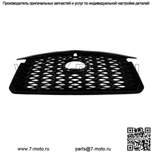 Решетка радиатора переднего бампера черная глянцевая для Infiniti QX60 2022 2023 года