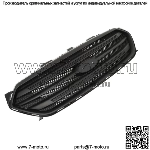 Для Ford Taur 2013-2019 гг. Передняя верхняя решетка радиатора полностью матовая черная в сборе - Image 2