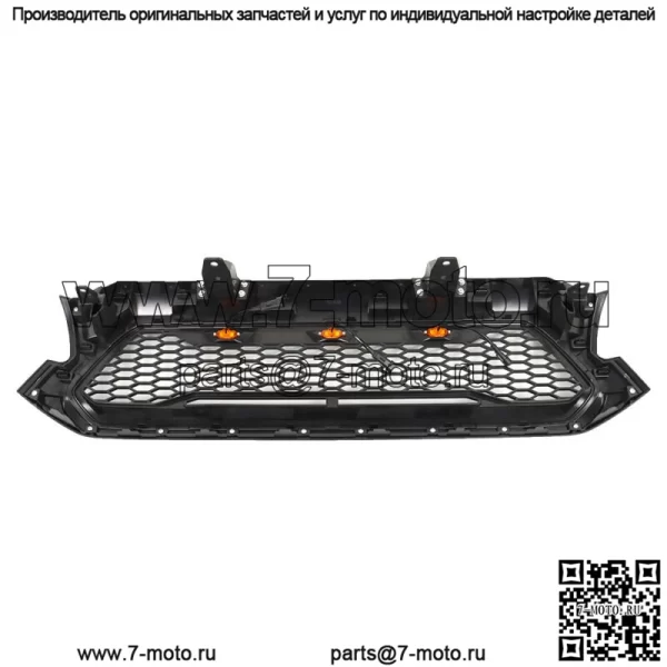 Для Toyota Tacoma 2012-2015 гг. Матово-черная передняя решетка бампера со светодиодными фонарями - Image 2