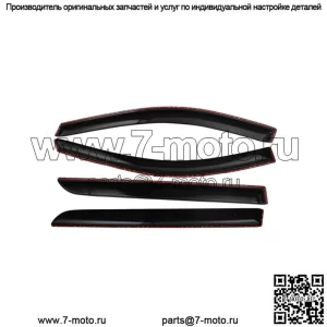 Козырьки для окон для Honda Odyssey 2005-2007 Sun Rain Guard Vent Shade 4 шт. Дымчатые
