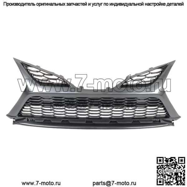 Нижняя передняя решетка для Toyota Camry SE XSE 2021-2022 гг. Серая без отверстия для радара - Image 2
