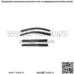 Козырьки для окон для Toyota RAV4 2006-2012 гг., дефлекторы от солнца и дождя, 4 шт., дымчатые