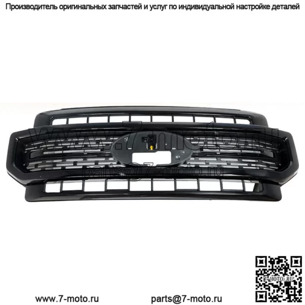 Для 2020 2021 2022 Super Duty F-250 F-350 Ford Sport глянцевая черная решетка радиатора