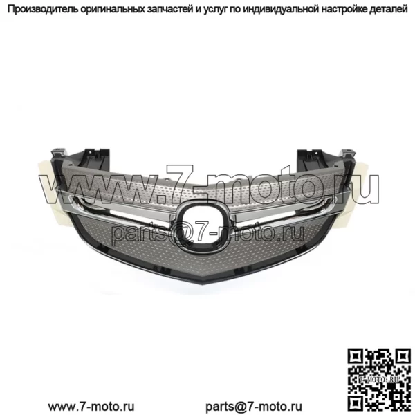 Для 2007 2008 2009 ACURA MDX хромированная решетка радиатора передняя верхняя решетка в сборе