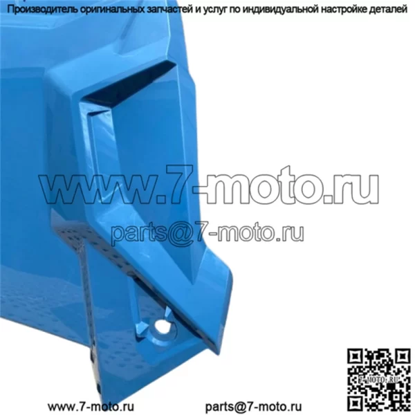 OEM POLARIS CENTER HOOD RZR S 1000 TRAIL 2023-2024 ZENITH BLUE 5457312-849 OH - Image 4