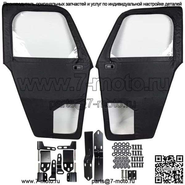 Polaris 2885075 Молния Окно Передние Брезентовые Двери 2022 Ranger SP 570 Crew SP 570