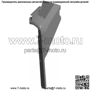 Крышка коромысла Polaris Off Road, правая, черная, оригинальная OEM-часть 5455256-070, кол-во 1