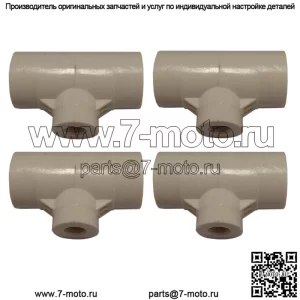 4 Поилка для воды 1/2" ПВХ фитинг для чашек или ниппелей для кур/птицы